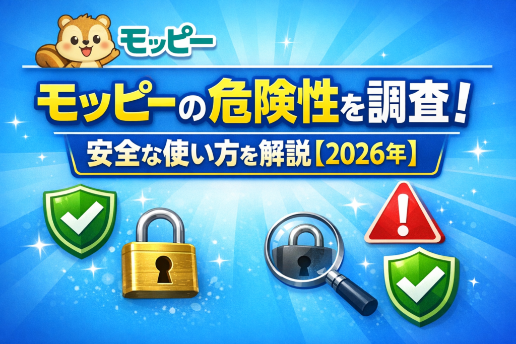 モッピーの危険性を調査！安全な使い方を解説【2026年】 ｜ 「お金が