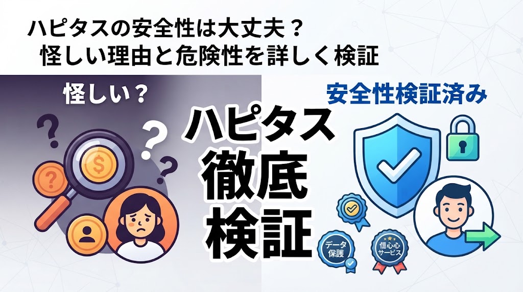 ハピタスの安全性は大丈夫？怪しい理由と危険性を詳しく検証